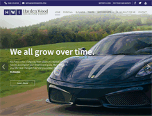 Tablet Screenshot of haydenwood.com